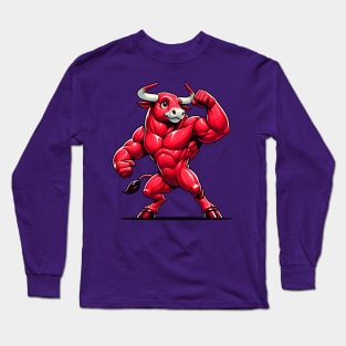 Strong red bull Long Sleeve T-Shirt